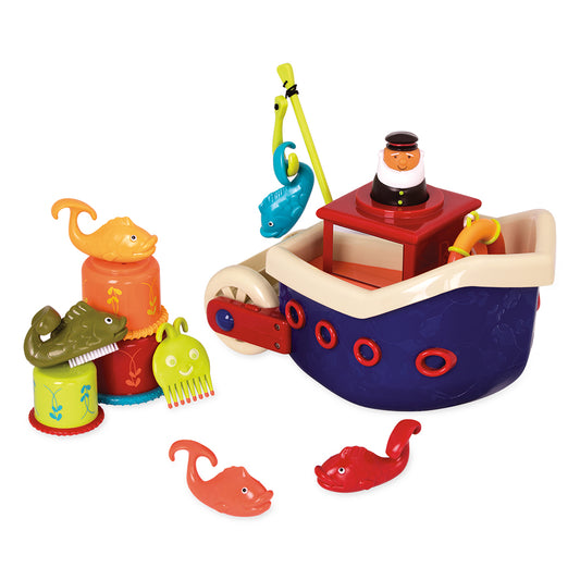 B.Toys - Bâteau de pêcheur ''Fish & Splish''
