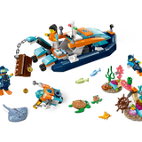 Lego - City - Bateau de plongée explorateur arctique
