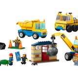 Lego - City - Camions de chantier boule de démolition