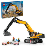 Lego - Excavatrice de construction jaune