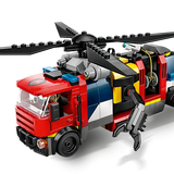 Lego - City - Hélicoptère, camion pompier & sous-marin modulable