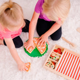 Melissa & Doug - Aliments en bois - Ensemble de jeu Pizza