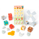 Melissa & Doug - Blockables - Ensemble de blocs 16 pcs - Amis de la ferme