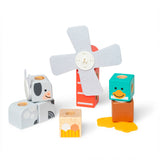 Melissa & Doug - Blockables - Ensemble de blocs 16 pcs - Amis de la ferme