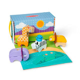 Melissa & Doug - Blockables - Ensemble de blocs 34 pcs - Safari