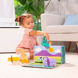 Melissa & Doug - Blockables - Ensemble de blocs 34 pcs - Safari