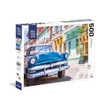Pierre Belvédère - 500 piece puzzle - The blue car