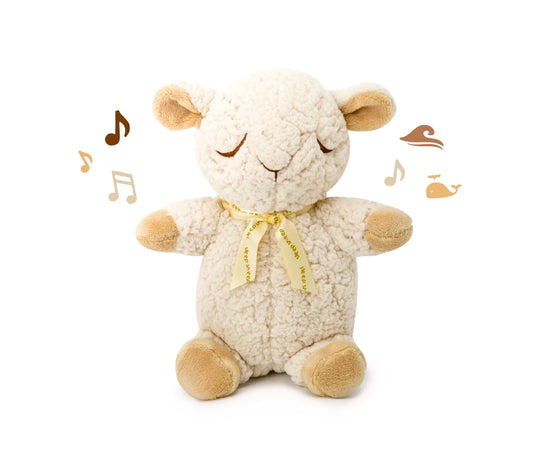 Cloud B - Peluche caline musicale Sleep Sheep, Format voyage