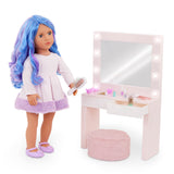 Our Generation - Accessoire de luxe - "Glam & Glow" Vanity Set