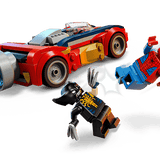 Lego - Super Heroes DC - La voiture de Spider-Man contre Wolverine Venomisé