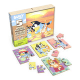 Spin Master - Casse-tête en bois 5-en-1 - Bluey