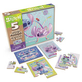 Spin Master - Casse-tête en bois 5-en-1 - Stitch