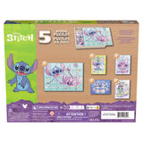 Spin Master - Casse-tête en bois 5-en-1 - Stitch
