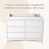 Little Seeds - Changing Table Topper - Pala - White