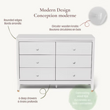 Little Seeds - Aster 6-Drawer Dresser - White