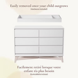 Little Seeds - Changing Table Topper - Pala - White