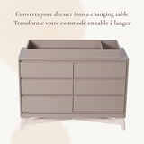 Little Seeds - Changing Table Topper - Pala - Taupe
