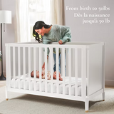 Little Seeds - Aster 4-in-1 Convertible Bassinet - White