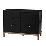 Little Seeds - 6 Drawer Dresser - Laurel - Black