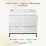 Little Seeds - Changing Table Topper - Aster/Laurel - White