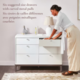 Little Seeds - Laurel 6-Drawer Dresser - White