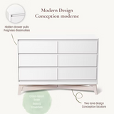 Little Seeds - Pala 6-Drawer Dresser - White