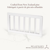 Little Seeds - Barrière de sécurité pour bassinette - Laurel - Blanc