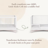 Little Seeds - Barrière de sécurité pour bassinette - Pala - Blanc
