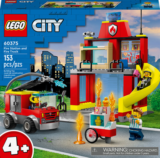 Lego City - Fire station and fire truck