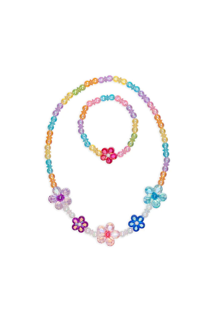 Ensemble de collier et de bracelet Perles épanouies