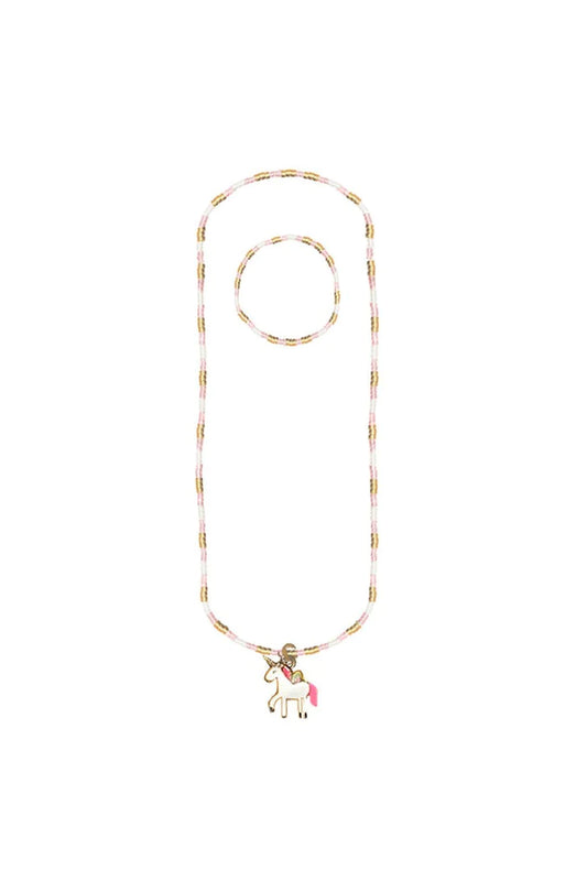 Magical Unicorn Necklace and Bracelet Set