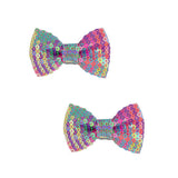 Great Pretenders - Pinces à cheveux Rainbow Sequins Bow