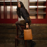 Lambert - Le Millie - Sac à dos en cuir vegan - Sepia