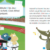 Auzou - Mes lectures de 1e année avec Loup - Les jeux sportifs de la forêt