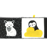 Auzou - Mon tout premier livre tissu - En noir et blanc!
