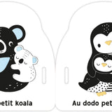 Auzou - Mon premier livre poussette en noir et blanc - Au dodo
