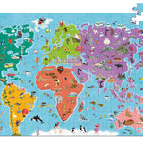 Auzou - Mon grand puzzle du monde - Loup