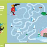 Auzou - Mes jeux effaçables de Loup - Spécial Noël