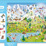 Auzou - Mes jeux effaçables de Loup - Spécial Noël