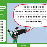 Auzou - Mes jeux effaçables de Loup - Spécial Noël