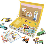 Auzou - MON PETIT COFFRET AIMANTÉ - Le Chantier