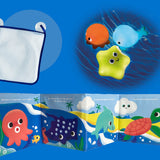 LUDI -Mon premier livre de bain - Mon coffret de bain sensoriel