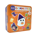 Auzou - Boîte métal - 300 gommettes Halloween
