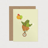 Mimosa - Carte de souhait- A2 - Gribouille