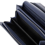 Lambert - Le Alondra - Porte-feuille moyen en cuir vegan - Marine