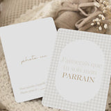 Les Collections Malie - Carton Demande - Parrain