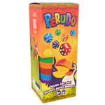Perudo est un jeu de dés où le bluff et la déduction sont essentiels. Chaque joueur cache ses dés sous un gobelet et tente d’estimer combien de dés identiques se trouvent en jeu. À tour de rôle, on annonce une combinaison ou on met en doute celle du précédent. Quand quelqu’un crie « Dudo ! », tous révèlent leurs dés pour vérifier. Le but : garder ses dés le plus longtemps possible !