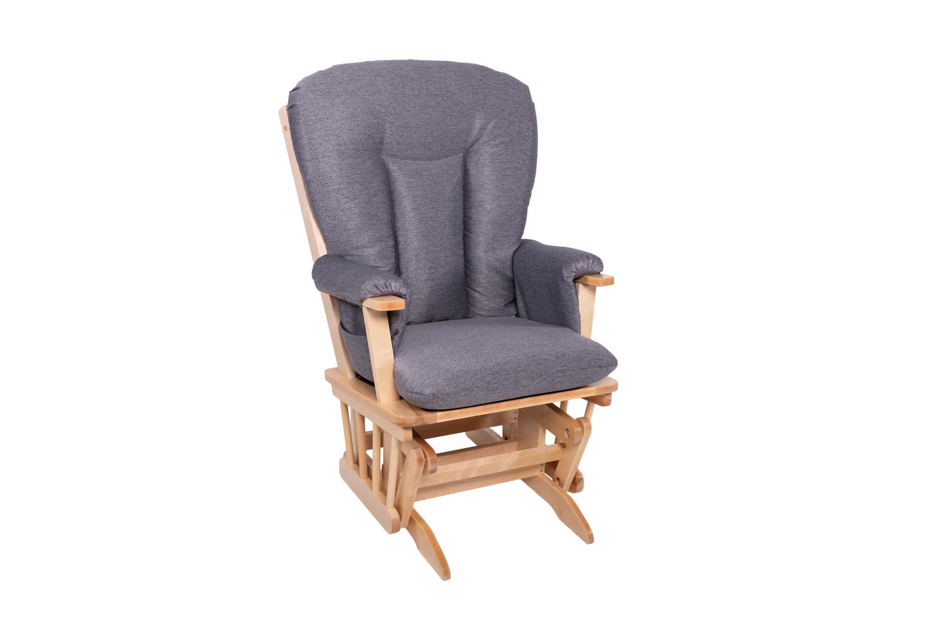 Chaise à billes GoBerce B45 – Fauteuil berçant en bois québécois