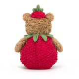 Jellycat - Peluche Ours Bartholomew Fraise