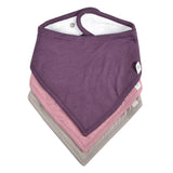 Perlimpinpin - Set of 3 small bamboo bibs